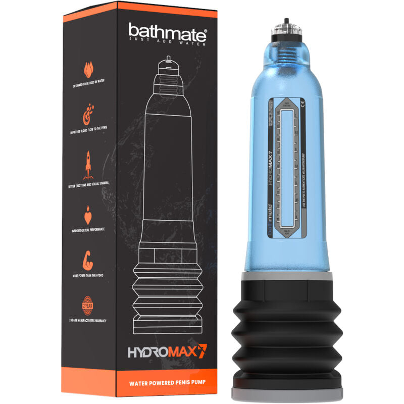 BATHMATE - HYDROMAX 7 BOMBA DE AUMENTO DO PÉNIS AZUL