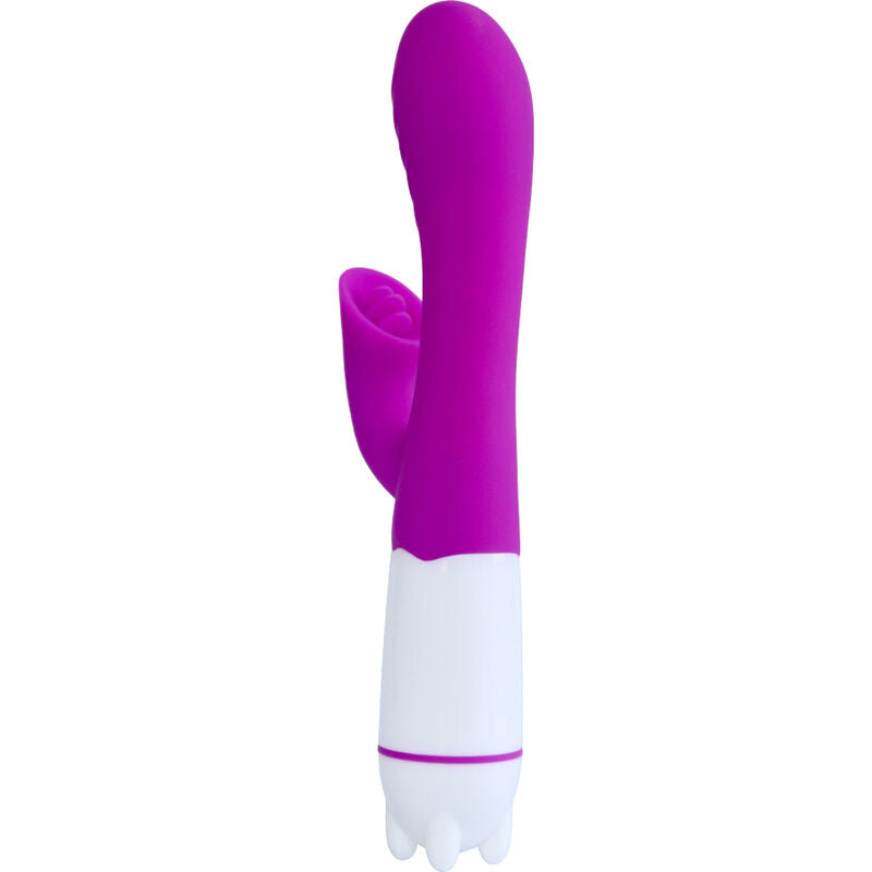 ARMONY - HAPPY VIBRATOR & STIMULATOR WITH VIOLET RECHARGEABLE TONGUE