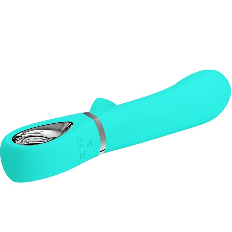 PRETTY LOVE - THOMAS MULTIFUNCTION G-SPOT VIBRATOR AQUA GREEN