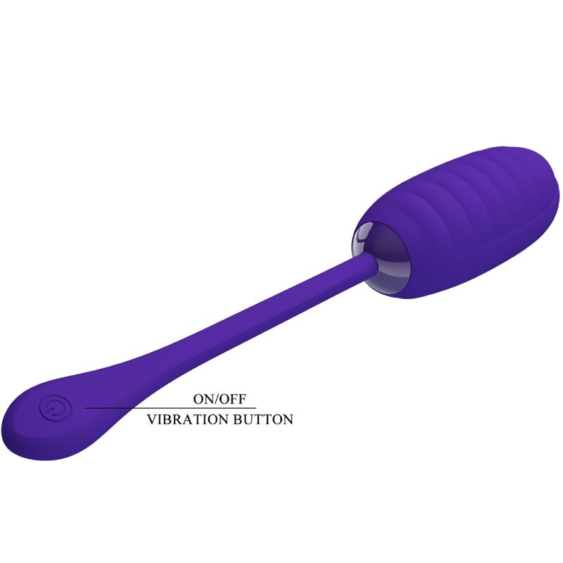 PRETTY LOVE - KIRK RECHARGEABLE VIBRATING EGG PURPLE