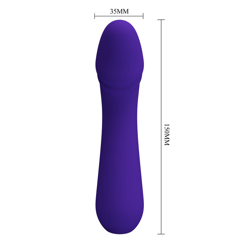 PRETTY LOVE - CETUS RECHARGEABLE VIBRATOR PURPLE