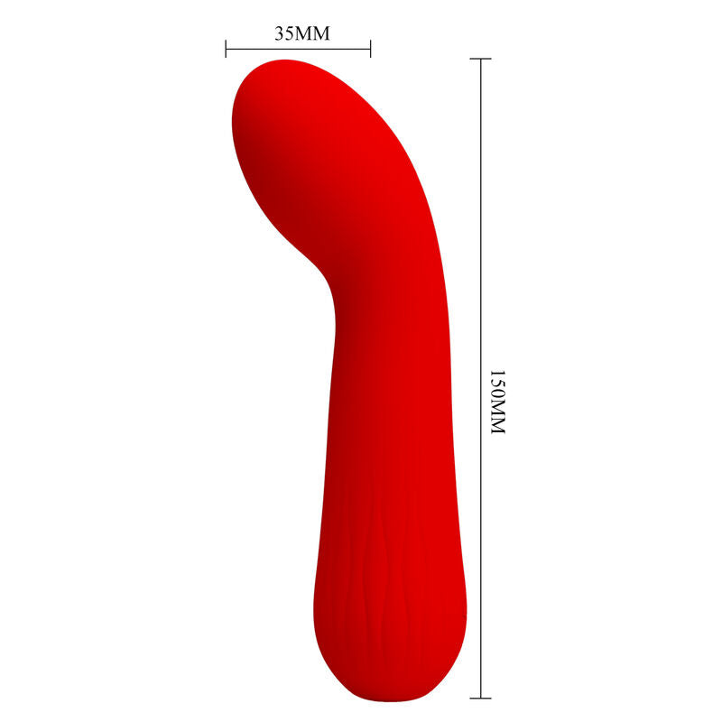 PRETTY LOVE - FAUN RECHARGEABLE VIBRATOR RED