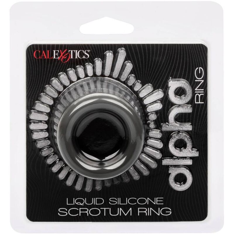 CALEXOTICS - ALPHA SCROTUM STRETCHING RING BLACK