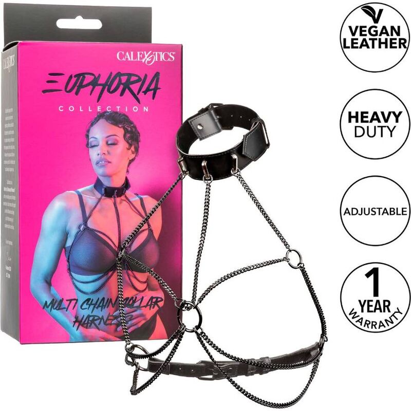 CALEXOTICS - EUPHORIA MULTI CHAIN COLLAR HARNESS