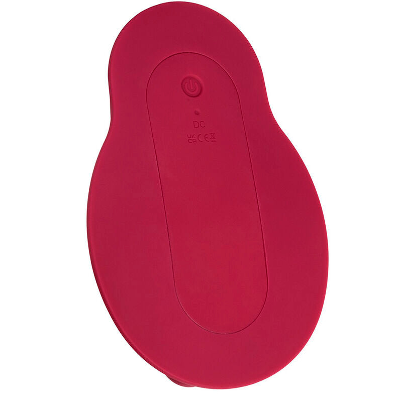 CALEXOTICS - RIDER MASSAGER DOUBLE MOTOR REMOTE CONTROL RED