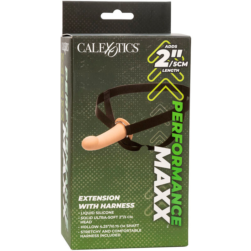 CALEXOTICS - PERFORMANCE MAXX EXTENSION WITH HARNESS LIGHT SKIN