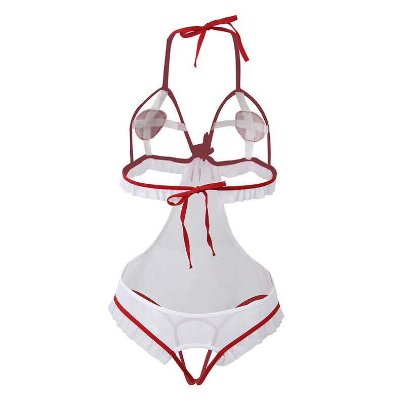 SUBBLIME - SEXY CROTCHLESS NURSE COSTUME S/M