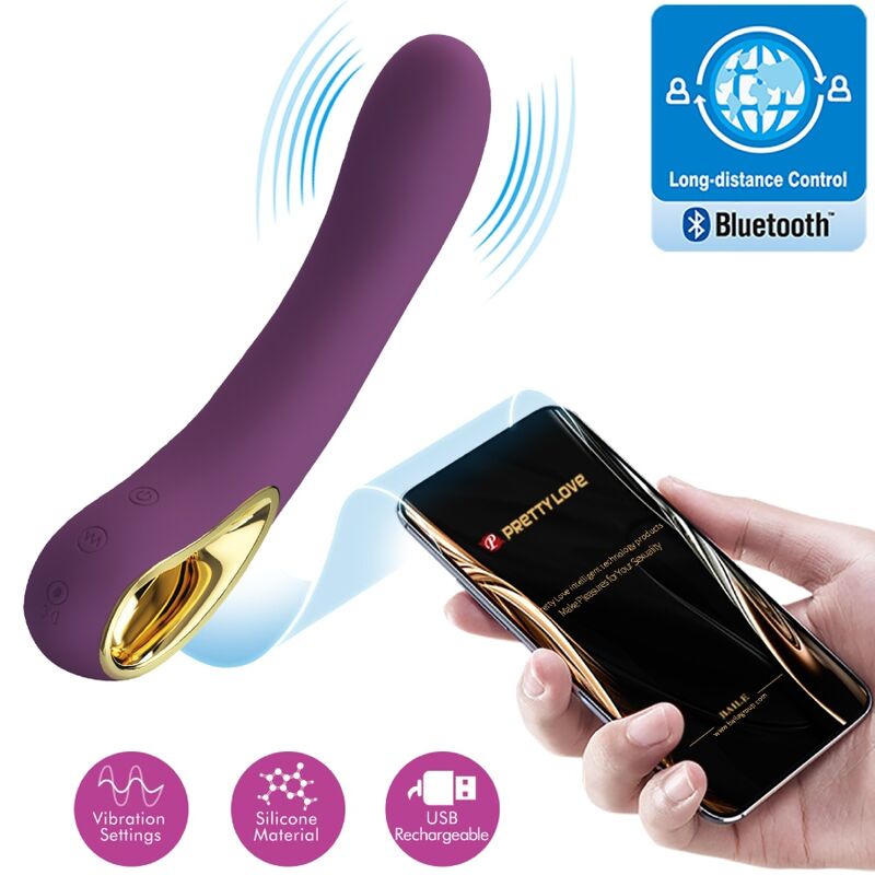 PRETTY LOVE - ETHAN RECHARGEABLE VIBRATOR LILA