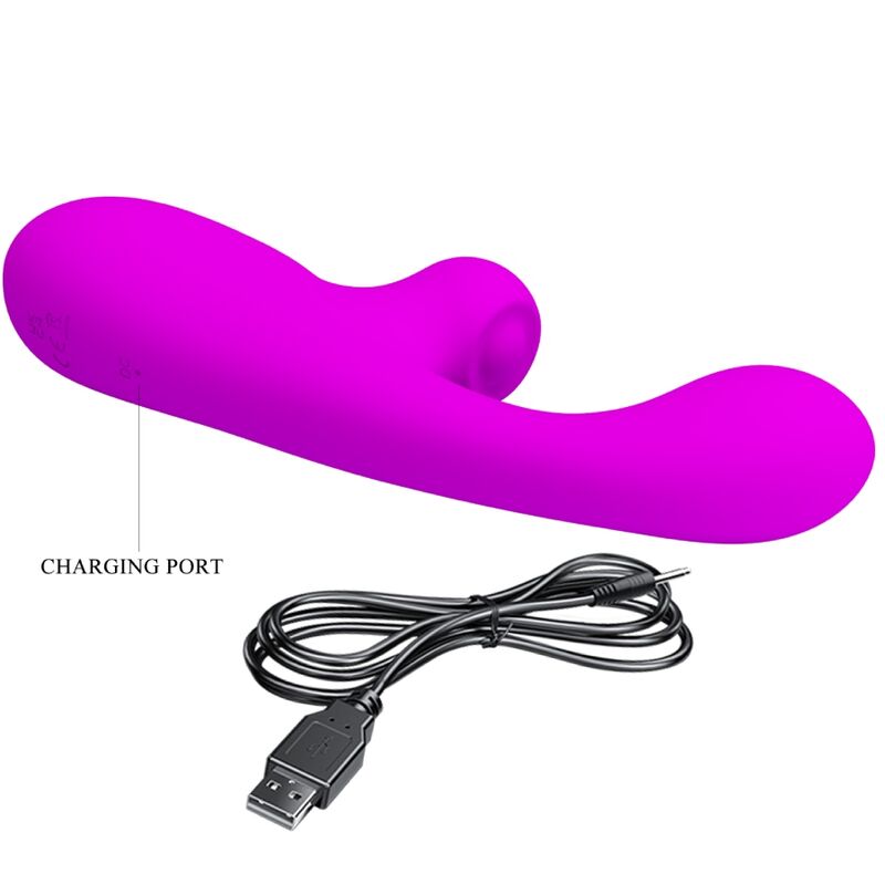 PRETTY LOVE - VIBRADOR ESTIMULADOR ROXO SKYLAR