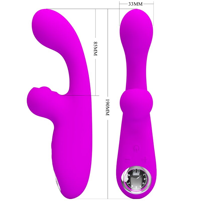 PRETTY LOVE - VIBRADOR ESTIMULADOR ROXO SKYLAR