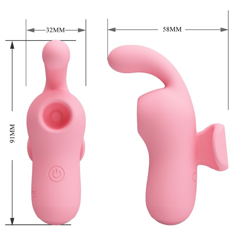 PRETTY LOVE - MINI FUN TOYS BY MAGIC FAIRY VIBRATOR & SUCKER