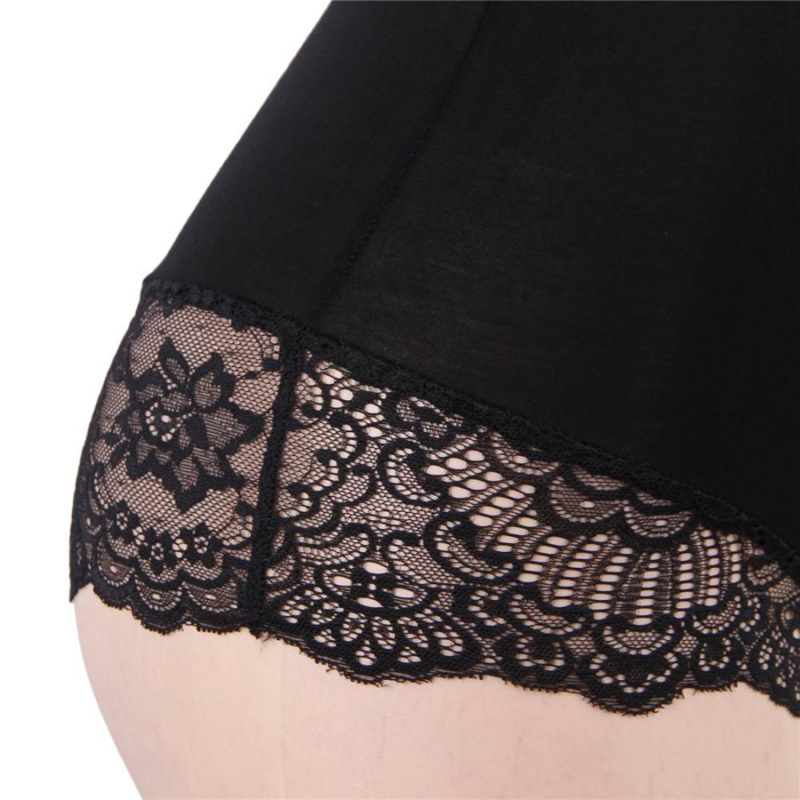 SUBBLIME - BLACK FLORAL LACE DETAIL TEDDY L/XL