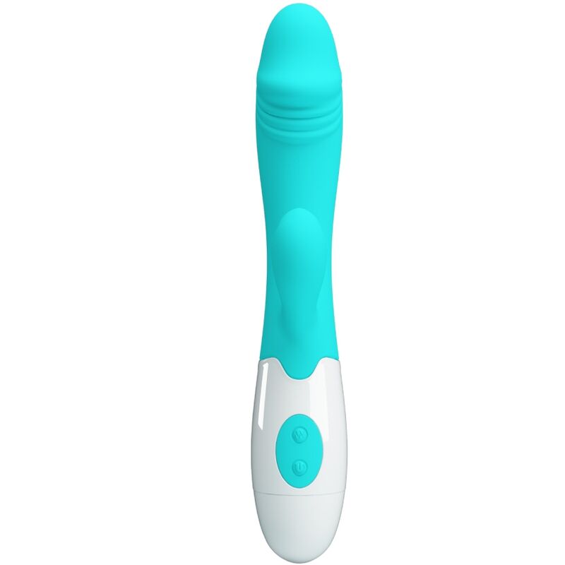 PRETTY LOVE - VIBRADOR SNAPPY G-SPOT VERDE ÁGUA