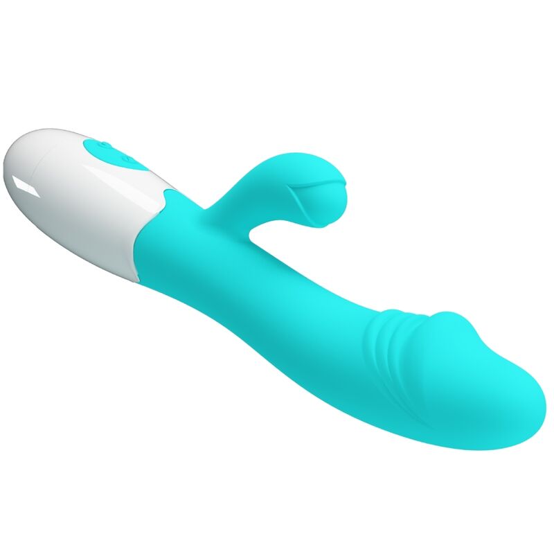 PRETTY LOVE - VIBRADOR SNAPPY G-SPOT VERDE ÁGUA