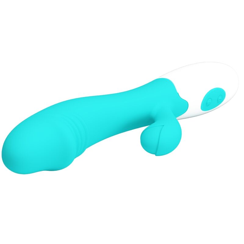 PRETTY LOVE - VIBRADOR SNAPPY G-SPOT VERDE ÁGUA