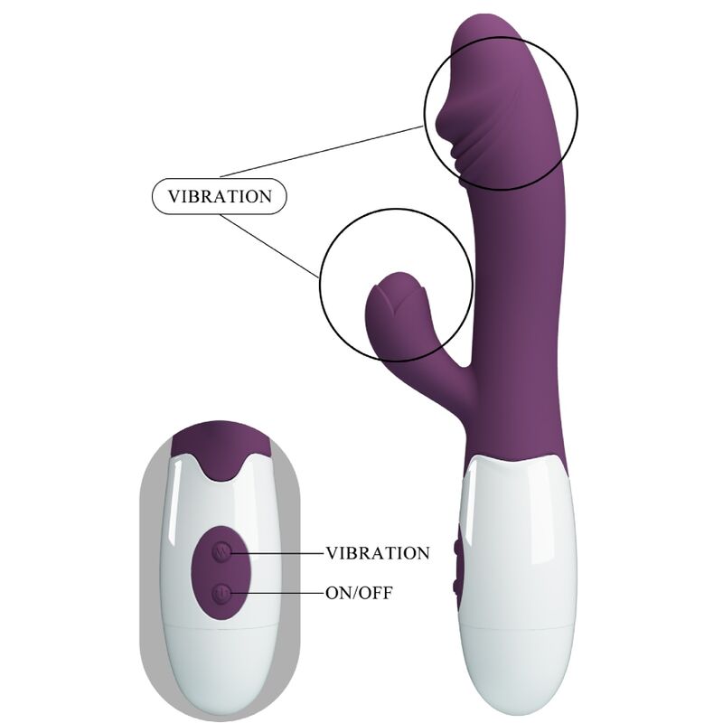 PRETTY LOVE - SNAPPY G-SPOT VIBRATOR PURPLE