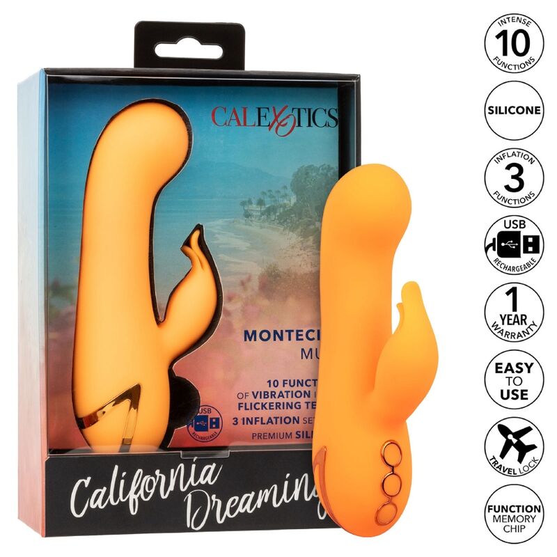 CALEXOTICS - MONTECITO MUSE VIBRATOR RABBIT ORANGE BY CALIFORNIA DREAMING