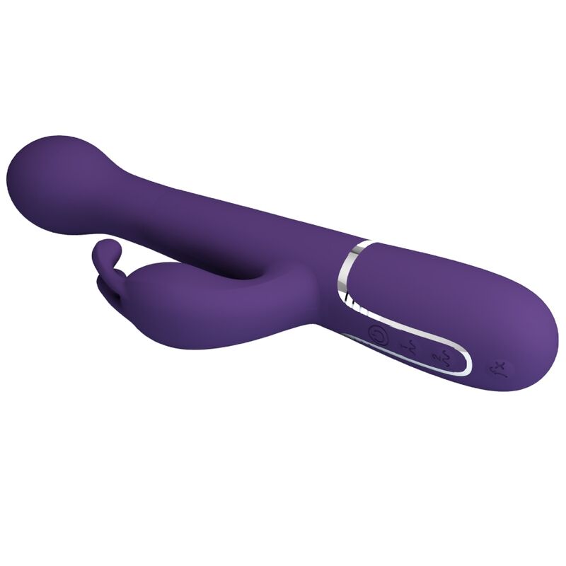 PRETTY LOVE - DEJON RABBIT VIBRATOR 3 IN 1 MULTIFUNCTION PURPLE