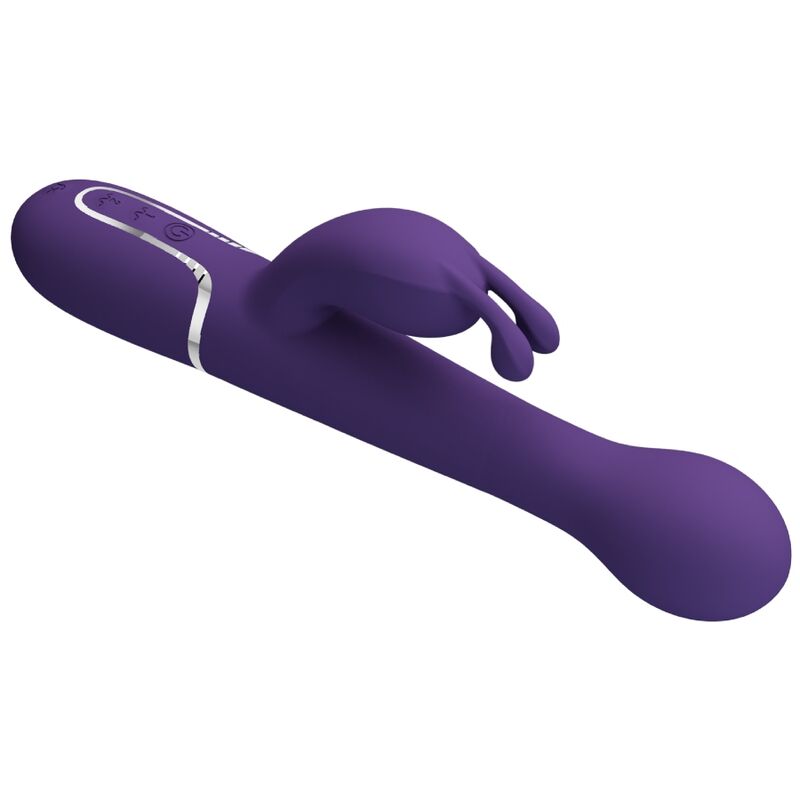 PRETTY LOVE - DEJON RABBIT VIBRATOR 3 IN 1 MULTIFUNCTION PURPLE