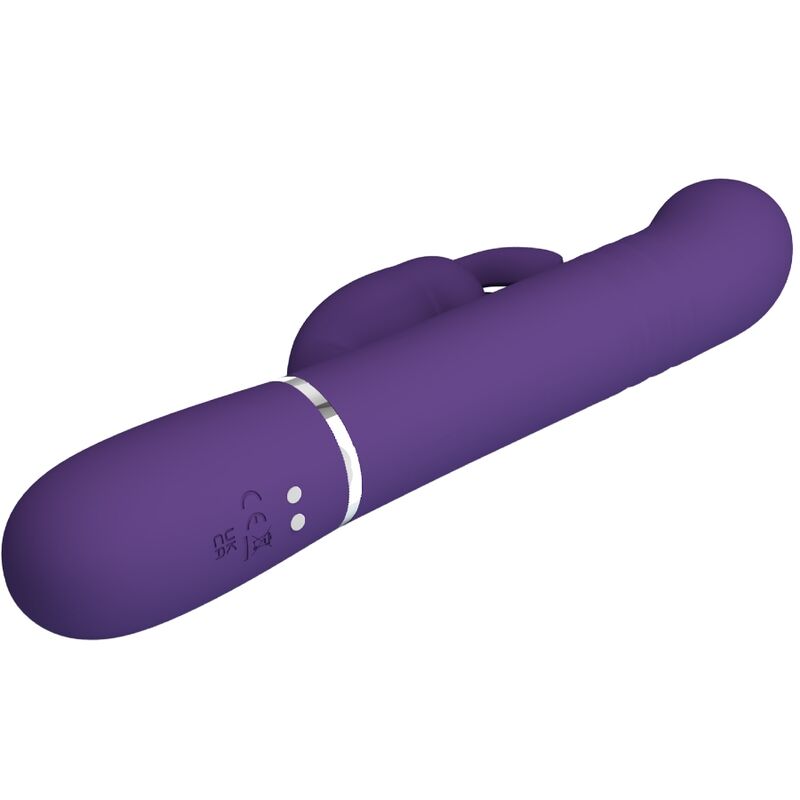 PRETTY LOVE - COALE RABBIT VIBRATOR 4 IN 1 PURPLE