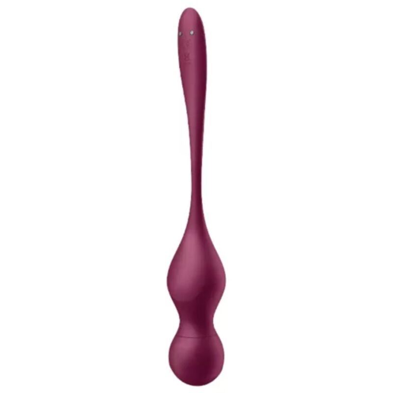 SATISFYER - LOVE BIRDS VARY VIBRATING BALLS FREE APP WINE RED