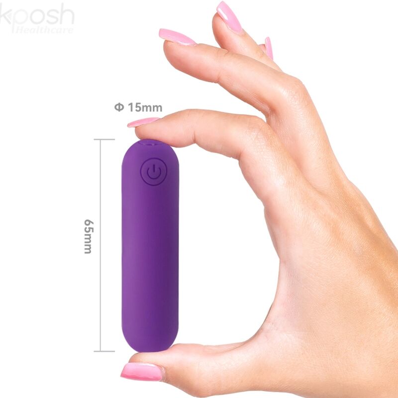 ARMONY - SPLASH JOLINE VIBRATOR BULLET SILICONE REMOTE CONTROL 10 VIBRATIONS 6.5 X 1.5 CM PURPLE