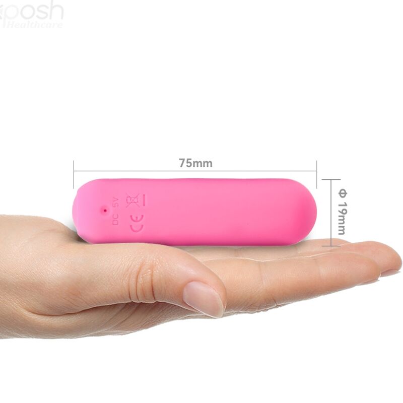 ARMONY - SPLASH JOIE VIBRATOR BULLET SILICONE REMOTE CONTROL 10 VIBRATIONS 75 X 19 CM PINK