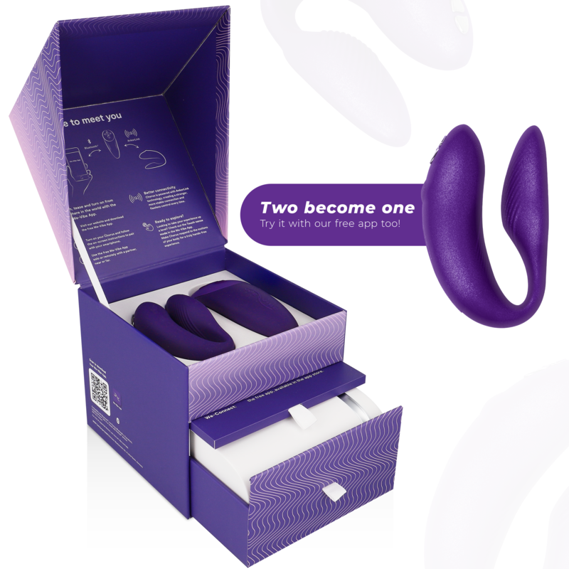 WE-VIBE - CHORUS VIBRATOR FOR COUPLES WITH LILAC SQUEEZE CONTROL