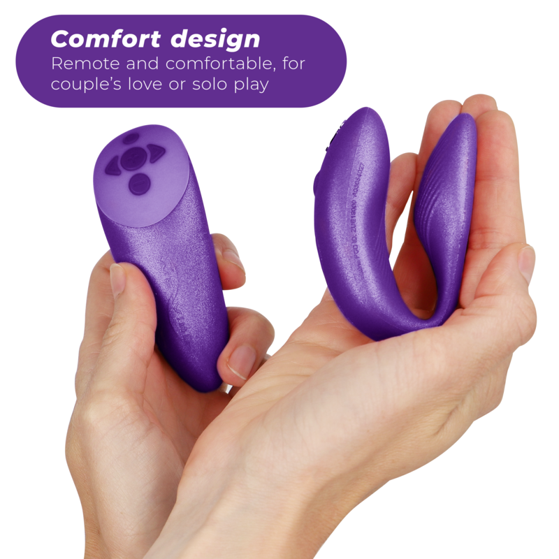 WE-VIBE - CHORUS VIBRATOR FOR COUPLES WITH LILAC SQUEEZE CONTROL