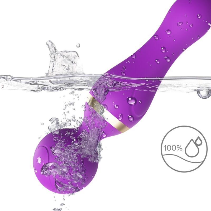 ARMONY - FREEZA MASSAGER & VIBRATOR SUPER FLEXIBLE HEAD PURPLE