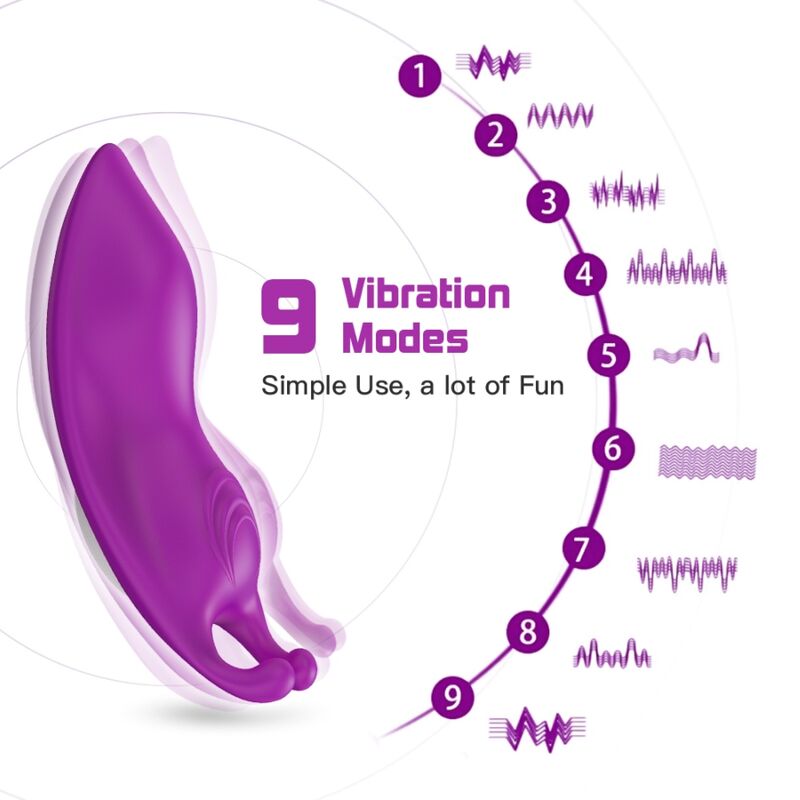 ARMONY - HONEYBEE WEARABLE PANTIES VIBRATOR G-SPOT REMOTE CONTROL PURPLE