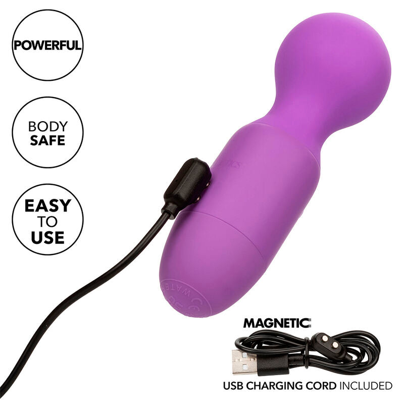 CALEXOTICS - FIRST TIME RECHARGEABLE MASSAGER 10 VIBRATIONS PURPLE