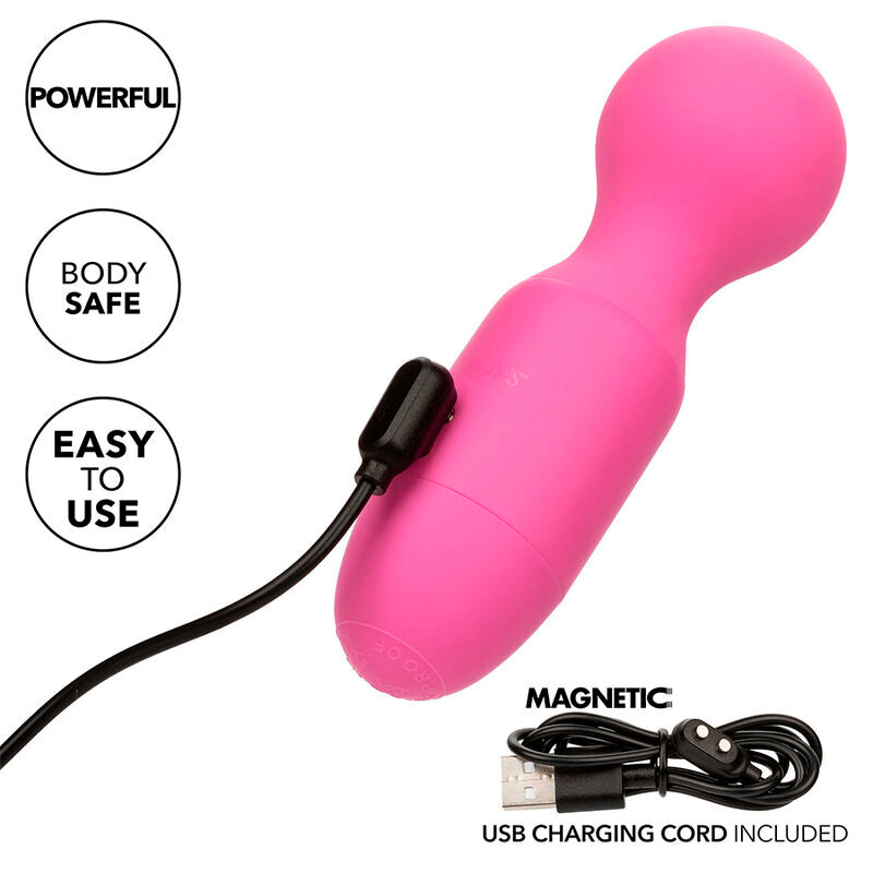 CALEXOTICS - FIRST TIME RECHARGEABLE MASSAGER 10 VIBRATIONS PINK