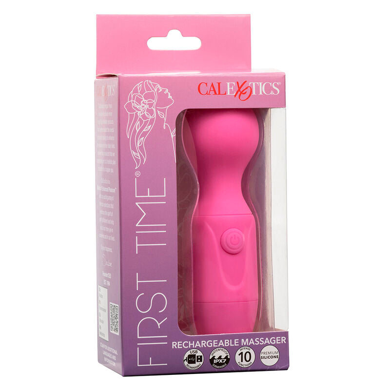 CALEXOTICS - FIRST TIME RECHARGEABLE MASSAGER 10 VIBRATIONS PINK