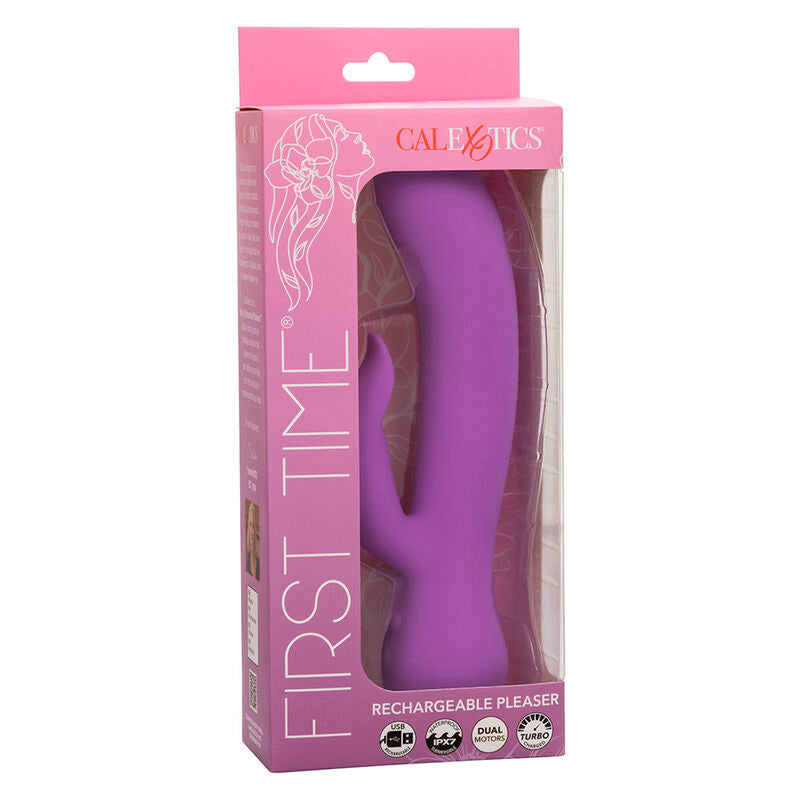 CALEXOTICS - FIRST TIME VIBRATOR PLEASER RECHARGEABLE PURPLE