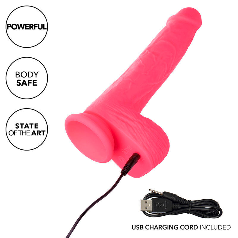 CALEXOTICS - STUDS REALISTIC VIBRATOR 10 VIBRATIONS PINK