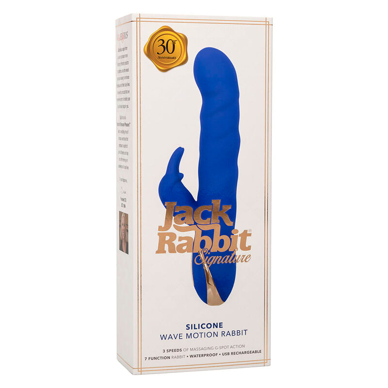 CALEXOTICS - JACK RABBIT VIBRATOR WAVE MOTION BLUE