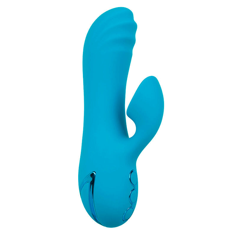 CALEXOTICS - SUNSET BEACH SEDUCER VIBRATOR & STIMULATOR 10 FUNCTIONS BLUE