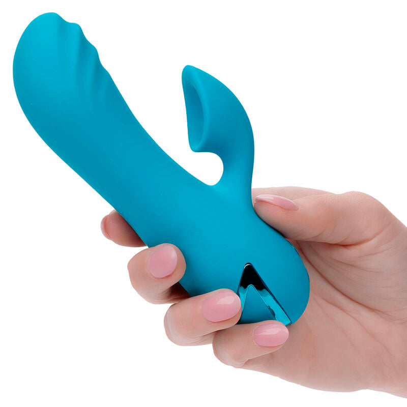 CALEXOTICS - SUNSET BEACH SEDUCER VIBRATOR & STIMULATOR 10 FUNCTIONS BLUE