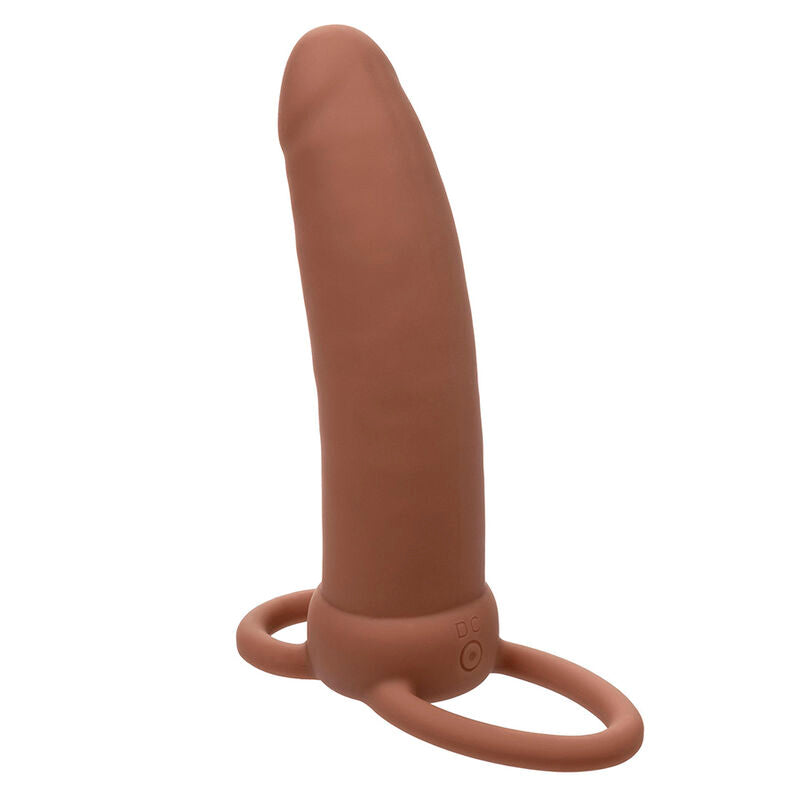 CALEXOTICS - MAXX THICK DUAL PENETRATOR 10 VIBRATIONS BROWN