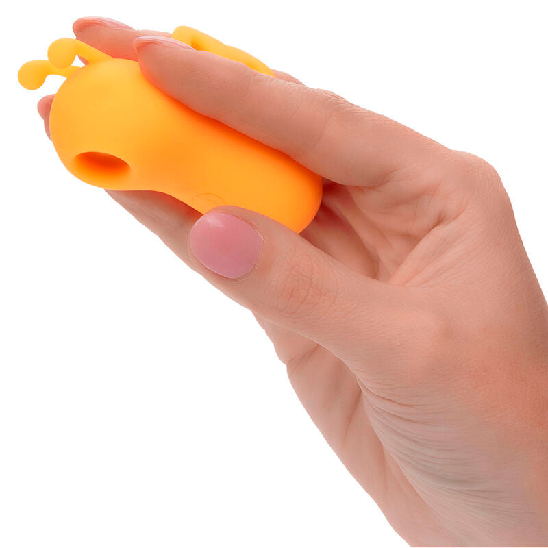 CALEXOTICS - NEON VIBES THE BUZZING VIBE FINGER STIMULATOR 10 VIBRATIONS ORANGE