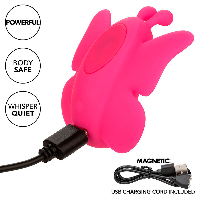 CALEXOTICS - NEON VIBES THE FLUTTER VIBE STIMULATOR 10 VIBRATIONS PINK