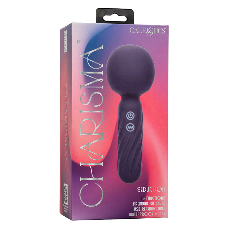 CALEXOTICS - CHARISMA SEDUCTION MASSAGER 12 FUNCTIONS 17.75 CM X 6.25 CM PURPLE