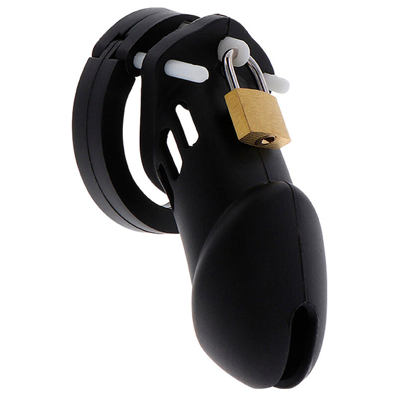 HIDDEN DESIRE - EXTREME CHASTITY COCK CAGE SILICONE SIZE L BLACK