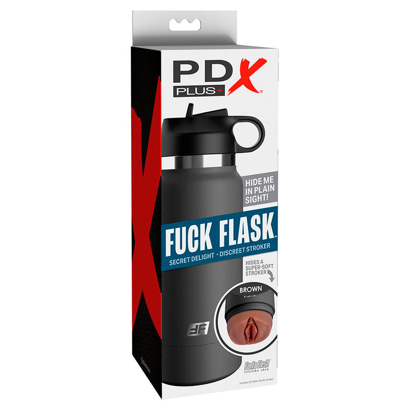 PDX PLUS - FUCK FLASK VAGINE DISCRET STROKER BROWN MODEL 2