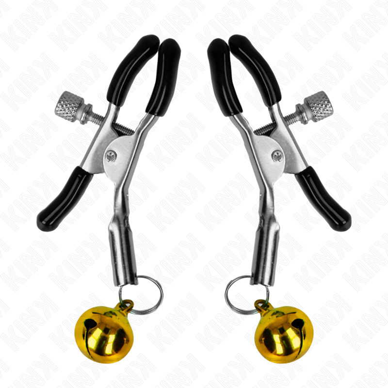 KINK - GOLD SINGLE BELL NIPPLE CLAMP 6 CM