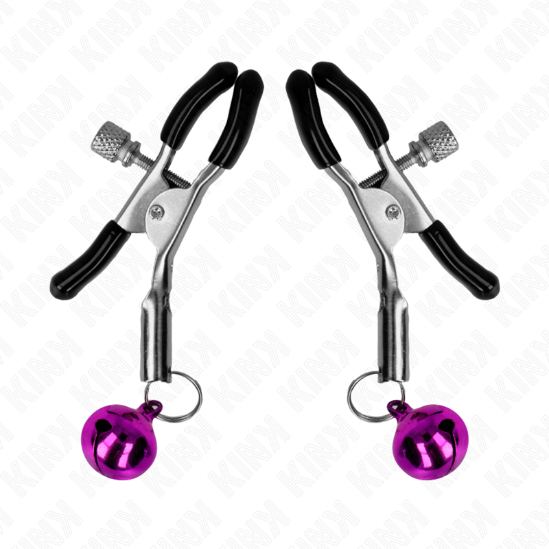 KINK - PURPLE SINGLE BELL NIPPLE CLAMP 6 CM