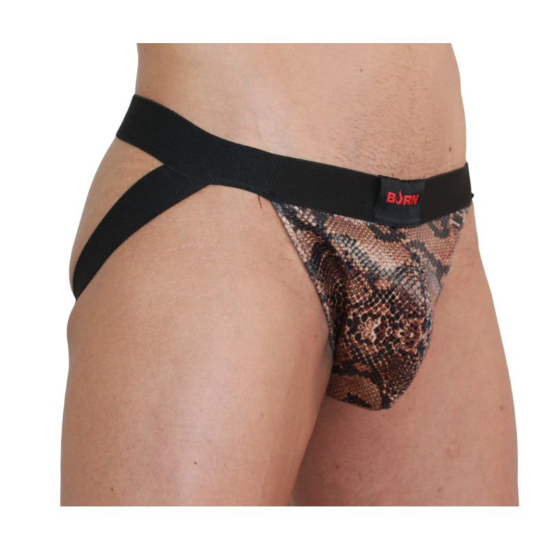 BURN - 002 JOCK SNAKE BLACK S