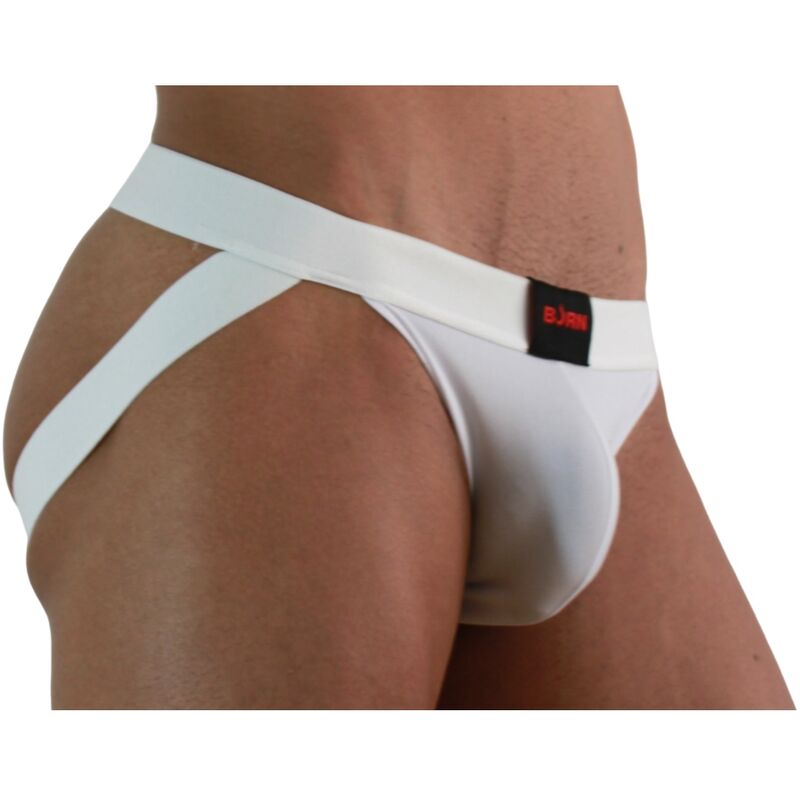 BURN - 007 JOCK LYCRA WHITE S