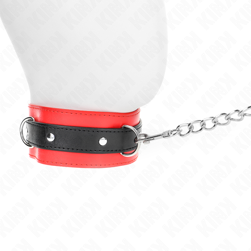 KINK - COLLAR WITH BELT 65 CM WITH STRAP RED 54 X 4.5 CM